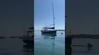 The most unusual sailboat you’ll see today Wishbone boom and forward mast on a Nonsuch 36” [upl. by Fortunia465]