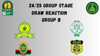 CAF CHAMPIONS LEAGUE GROUP STAGES DRAW  Mamelodi Sundowns  Raja Club  AS FAR  AS Maniema [upl. by Caldwell583]