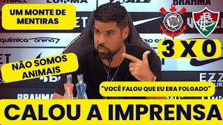 🚨🚨CALOU A IMPRENSA COLETIVA ANTÓNIO OLIVEIRA APÓS CORINTHIANS 3X0 FLUMINENSE [upl. by Eesdnil560]