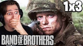 Band of Brothers  Episode 1x3 REACTION quotCarentanquot [upl. by Eelorac]