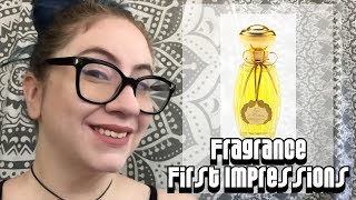 Fragrance First Impressions  Annick Goutal Eau dHadrien  Niche Unisex [upl. by Esya]