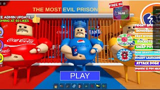 COCACOLA BARRY Vs PEPSI BARRY Vs FANTA BARRY in BARRYS PRISON RUN New Scary Obby Roblox [upl. by Newsom753]