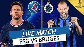 🔴🔵 PSG  BRUGES LIVE  ALLEZ PARIS  🚨POCHETTINO OUT MESSI BUTEUR  LIGUE DES CHAMPIONS  LDC [upl. by Nallid930]