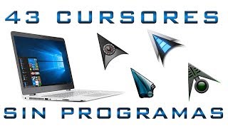 43 Cursores animados para Windows 10 8 o 7  Sin programas [upl. by Islean123]