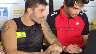 WSBK private test Aragon 2024 ahead Cremona Marc VDS Ducati Go11Ducati HRC [upl. by Annawt]