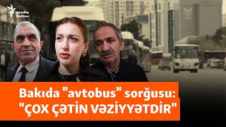 quotQalmışam bayaqdan yollardaquot  Sakinlər COP29a görə dəyişən marşrutlardan danışırlar [upl. by Viviene]