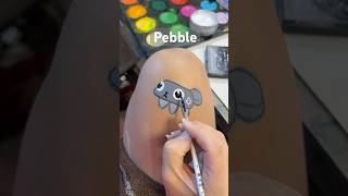 Here’s a painting of pebble from Dandy’s world pebble dandysworld facepaint Facepainting [upl. by Gargan]