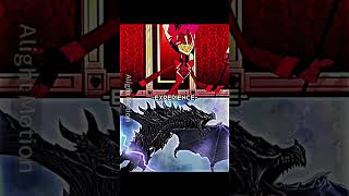 Alastor vs Alduin edit debate alightmotion hazbinhotel dragon [upl. by Anihcak927]