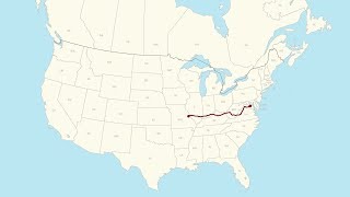 Washington DC to Wildwood Missouri  A Complete Real Time Road Trip [upl. by Ehcram]