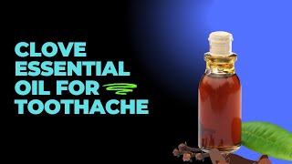 2 Easy Steps to Apply Clove Essential Oil for Toothache [upl. by Airec]