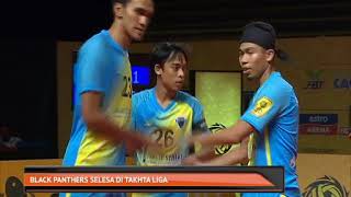 Liga Sepak Takraw STL 2017 Black Panthers selesa di takhta liga [upl. by Ibocaj]