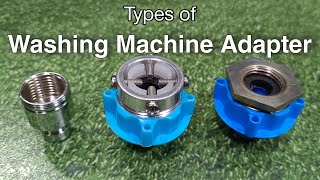 Types of washing machine adapter  washing machine tap adapter fitting Hindi  washing machine tap [upl. by Acinomaj574]