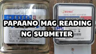 PAANO MAG READING NG INYONG SUB METER [upl. by Carl]