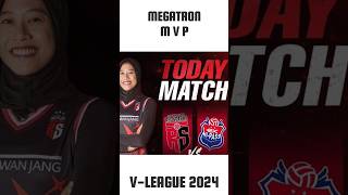 MEGATRON MVP REDSPARKS VS HI PASS sport redsparks megawatihangestri v league2024 kovo [upl. by Tullus]