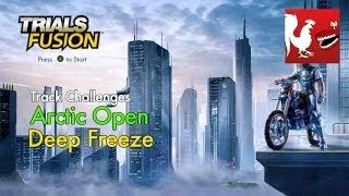 Trials Fusion  Arctic Open  Deep Freeze Track Challenge  Rooster Teeth [upl. by Sanbo956]