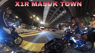 X1R MASUK TOWN😈 MASUK II BUAT PANAS🔥 KENA KEJAR DENGAN POLIS👮‍♀️ [upl. by Ennahteb]