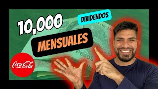 ¿Cuánto INVERTIR para generar 10000 mensuales con DIVIDENDOS invertir dividendos [upl. by Paryavi]