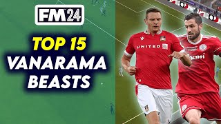 Vanarama National League FM24  TOP 16 BEASTS to SIGN [upl. by Lednem264]