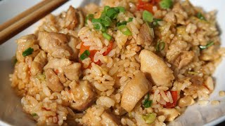 Chicken And Napa Cabbage StirFried Rice  Morgane Recipes [upl. by Ttcos903]