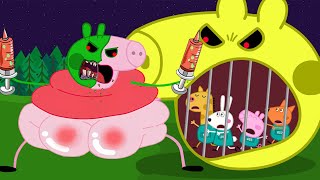 Zombies vs Peppa Pig At The Camping 🧟‍♀️ What Happened   Peppa Pig Funny Animation [upl. by Newol888]