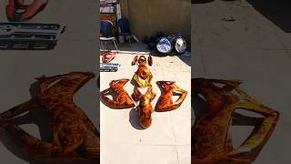 Unbelievable Motorcycle Fairing Hydro Dipping Results [upl. by Bambie]