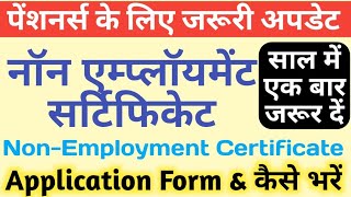 NON EMPLOYMENTREEMPLOYMENT CERTIFICATE FOR PENSIONERSAPPLICATION FORM HOW TO FILL UNEMPLOYMENT [upl. by Nauqyt]