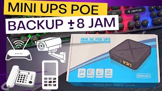 REVIEW MINI DC POE UPS MULTI OUTPUT [upl. by Sukhum]