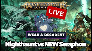 Nighthaunt vs NEW Seraphon  Age of Sigmar Battle Report [upl. by Ahsatsan43]