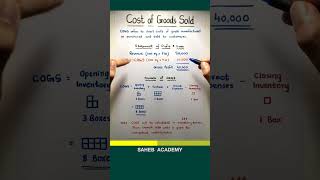 What is Cost of Goods Sold [upl. by Marnia]