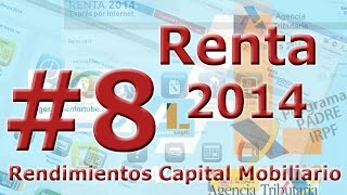 Rendimientos del Capital Mobiliario [upl. by Mosby94]