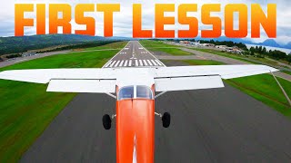 First Flight Lesson for Student Pilot  Flight Training [upl. by Deming]