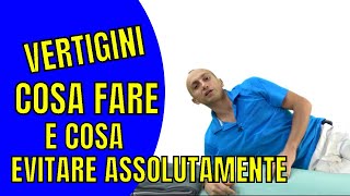 Vertigini Non Fare Così Fai Queste 3 Cose Invece [upl. by Rosanna736]