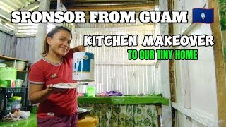 I RECEIVED UNEXPECTED BLESSING FROM GUAM KITCHEN MAKEOVER TO OUR TINY HOME [upl. by Shakespeare]