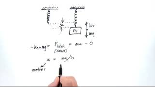 Physics Mechanics Lesson 52 Springs and Hookes law Part 2 of 2 [upl. by See630]