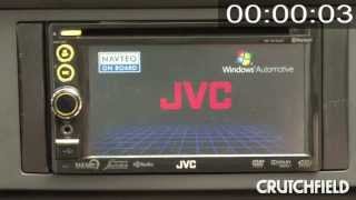 JVC KWNT3HDT Navigation Receiver Review  Crutchfield Video [upl. by Sedda]