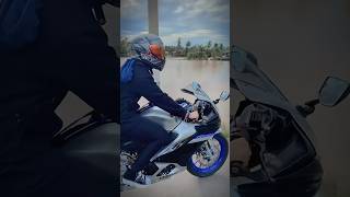 Knock knock whos there￼ fypシ゚viral bikelover yamaha r15m subscribe share bikegirl [upl. by Aryas]