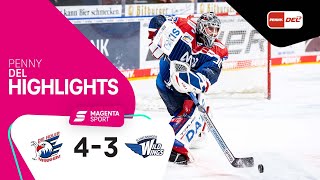 Adler Mannheim  Schwenninger Wild Wings  41 Spieltag 20212022  MAGENTA SPORT [upl. by Neerehs]