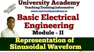 BEE24 Representation of Sinusoidal waveforms  Average and effective values Form and peak factors [upl. by Asssilem267]