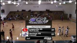 Boys Basketball Heritage vs Loganville [upl. by Hoffarth]