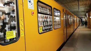 UBahn Berlin Mitfahrt von Wilmersdorfer Straße bis Yorckstraße im F84 auf der U7 [upl. by Granniah]