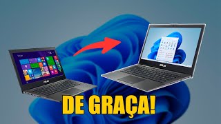 Como atualizar do Windows 8 pro Windows 11 sem os requisitos [upl. by Jessi]