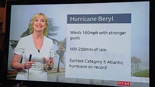 LIVE TURRIFF CATTERY 5 HURRICANE BERYL WEATHER UK2024🌬🌊🌀🌀⛈️🌨⚠️🚨👺👍 [upl. by Raney]