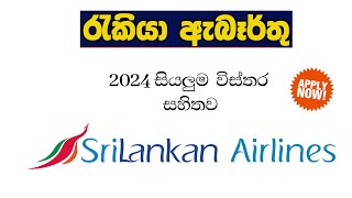 sri lankan airline job vacancies 2024 Job Vacancies in Sri Lanka  Airport Jobs in Sri Lanka 2024 [upl. by Rayburn]