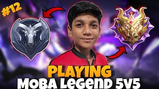 Day 12 Of playing Moba legend 5v5 in Mobile 🤯 mobalegends5v5 shortslive raaingamerz [upl. by Ruhtracam]