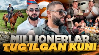 MILLIONERLAR TUGILGAN KUNI 🤑 VLOG [upl. by Llemor]