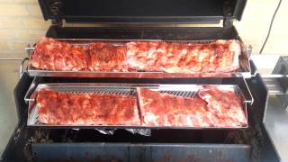 Spare Ribs på RibOLator og Weber Genesis E330  Buy online  wwwhomeshopdk [upl. by Aubrey]