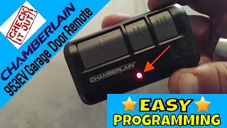 Chamberlain 953EV Garage Door Opener Remote Programming Video [upl. by Silenay]