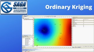 SAGA GIS ordinary kriging [upl. by Assyram]