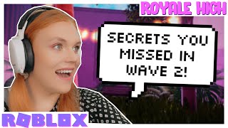 Secrets You MISSED In The WAVE 2 UPDATE 🏰 Royale High Diamond Beach [upl. by Tunk]