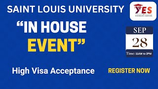 quotInstant Admissions at the USA University InHouse Event – Featuring Saint Louis Universityquot 🌟 [upl. by Khalid]